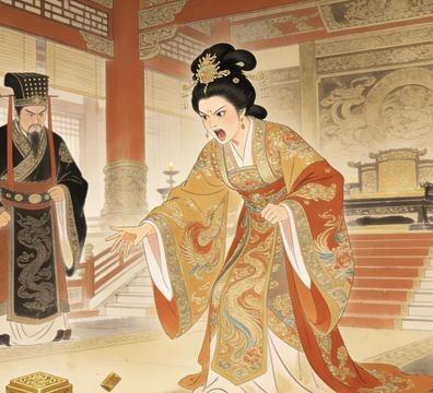 昔日武则天欲传位于武氏后人，狄仁杰进言，传位儿子，后世享庙堂昔日武则天欲传位于武