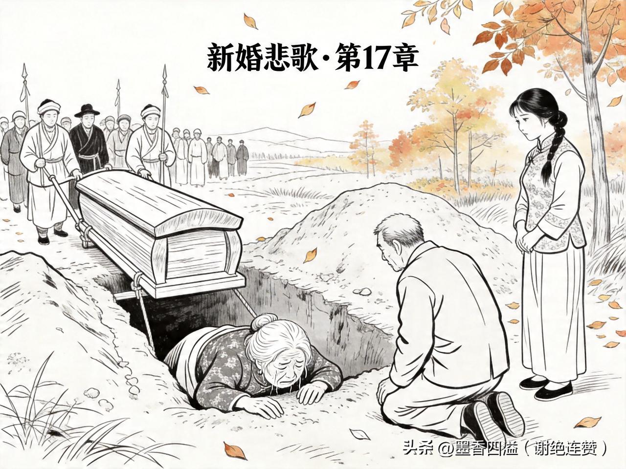 乡土小说：新婚悲歌（下卷）17

第17章：俺那娃儿，才二十八岁啊

---
