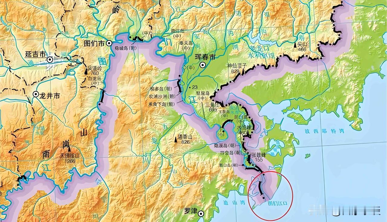 吉林图们江急需把港口、码头建立起来，这在日本海就有了出海口，战略价值大：

1、