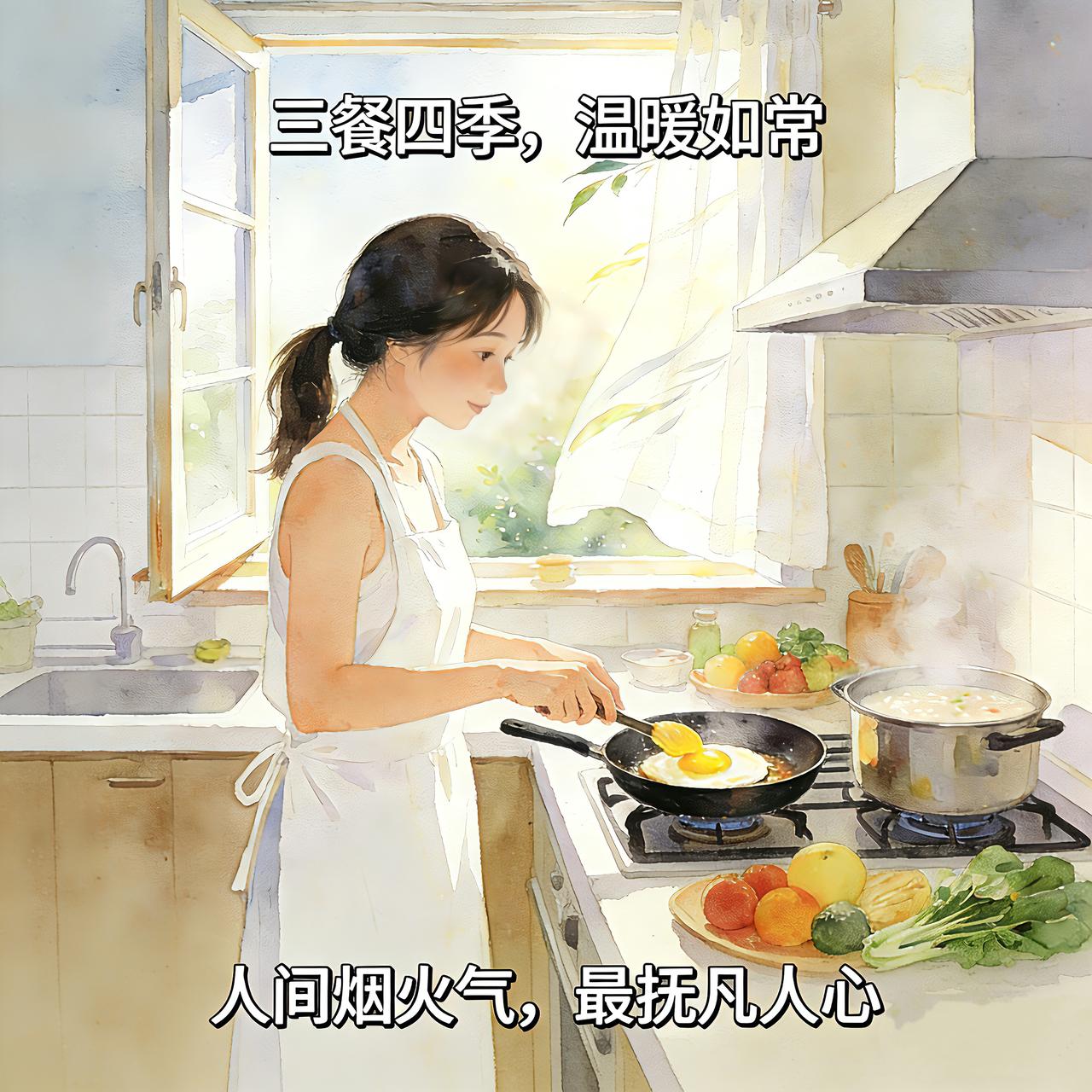 幸福藏在三餐四季的烟火气里，吃饱穿暖、家人在侧，平凡日子里的小美好就是天大的福泽