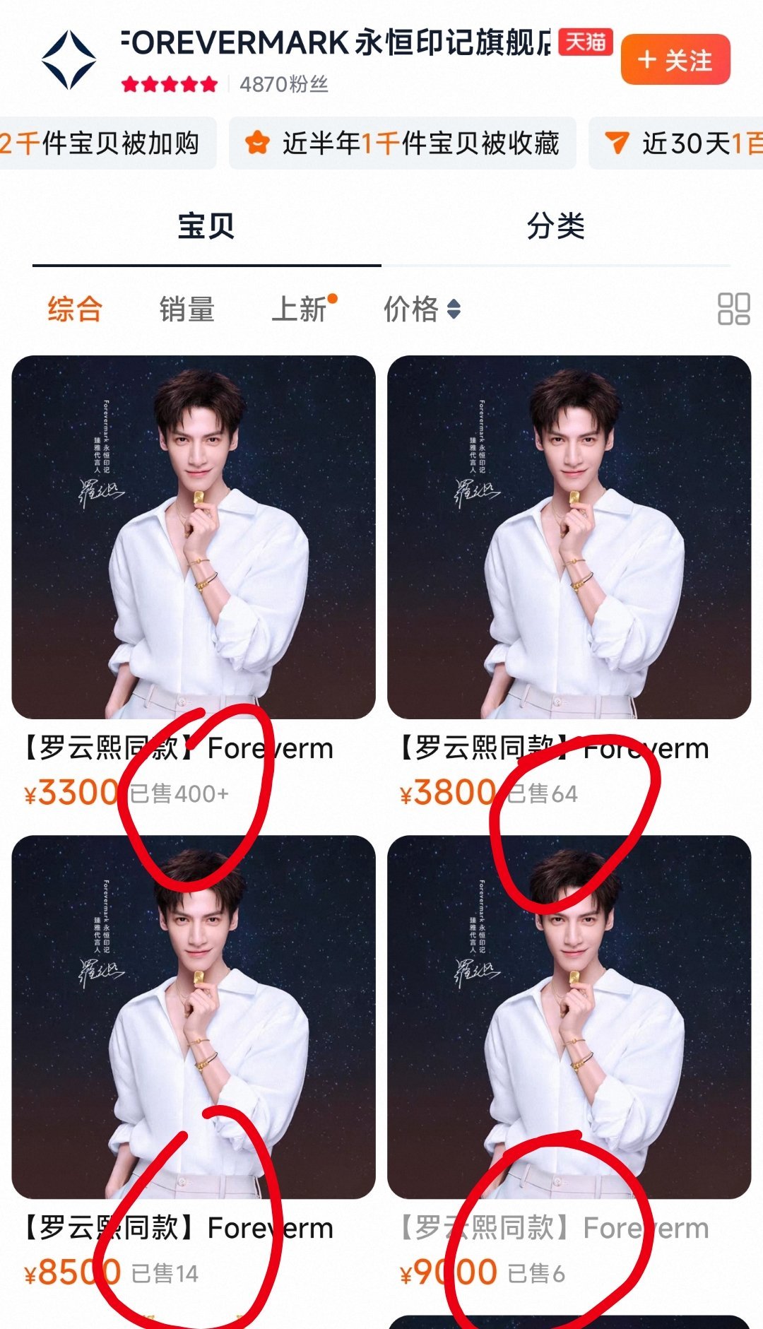 罗云熙代言forevermark永恒印记，这个销售额在内娱属什么级别？ ​​​