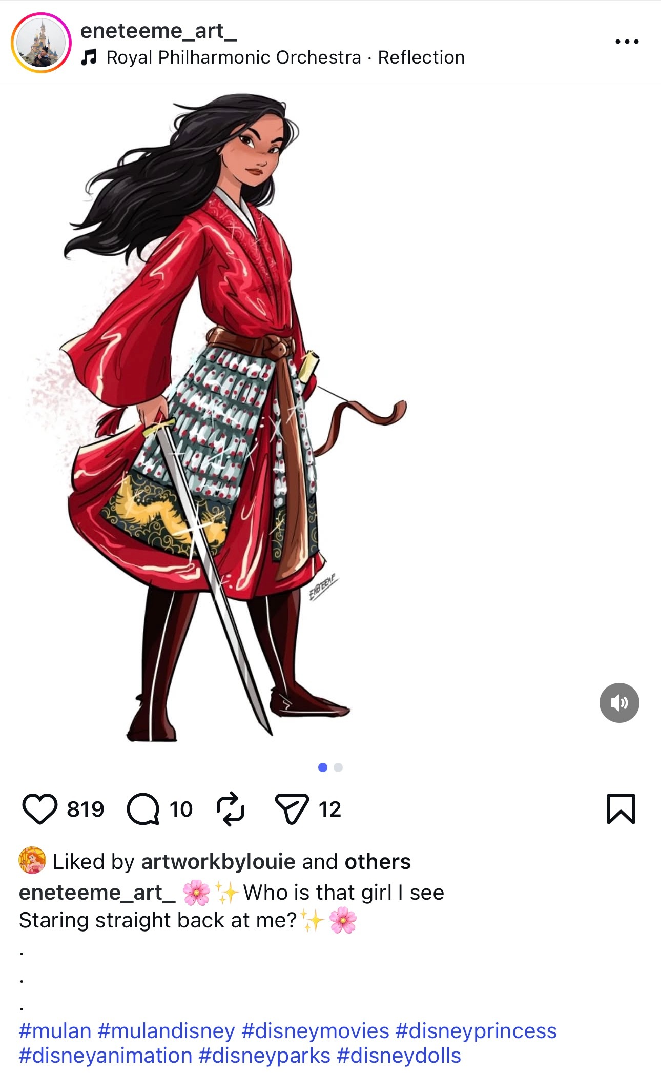 刘亦菲 lyf 花木兰 Disney Princess Squad，刘亦菲花木兰