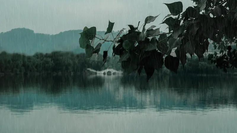 一场端阳雨到初六七才落到地面上

​端阳一场应节雨，
​云因风绊力不济。
本是​