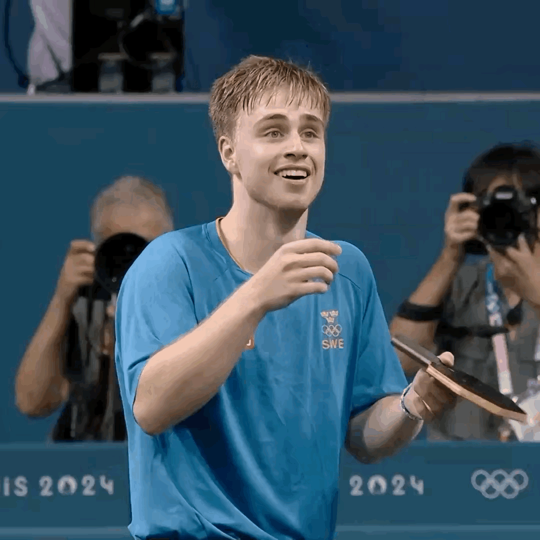 没想到莫雷加德晋级男单决赛！就是那个用多边形球拍的选手，就是那个赢了王楚钦就想立