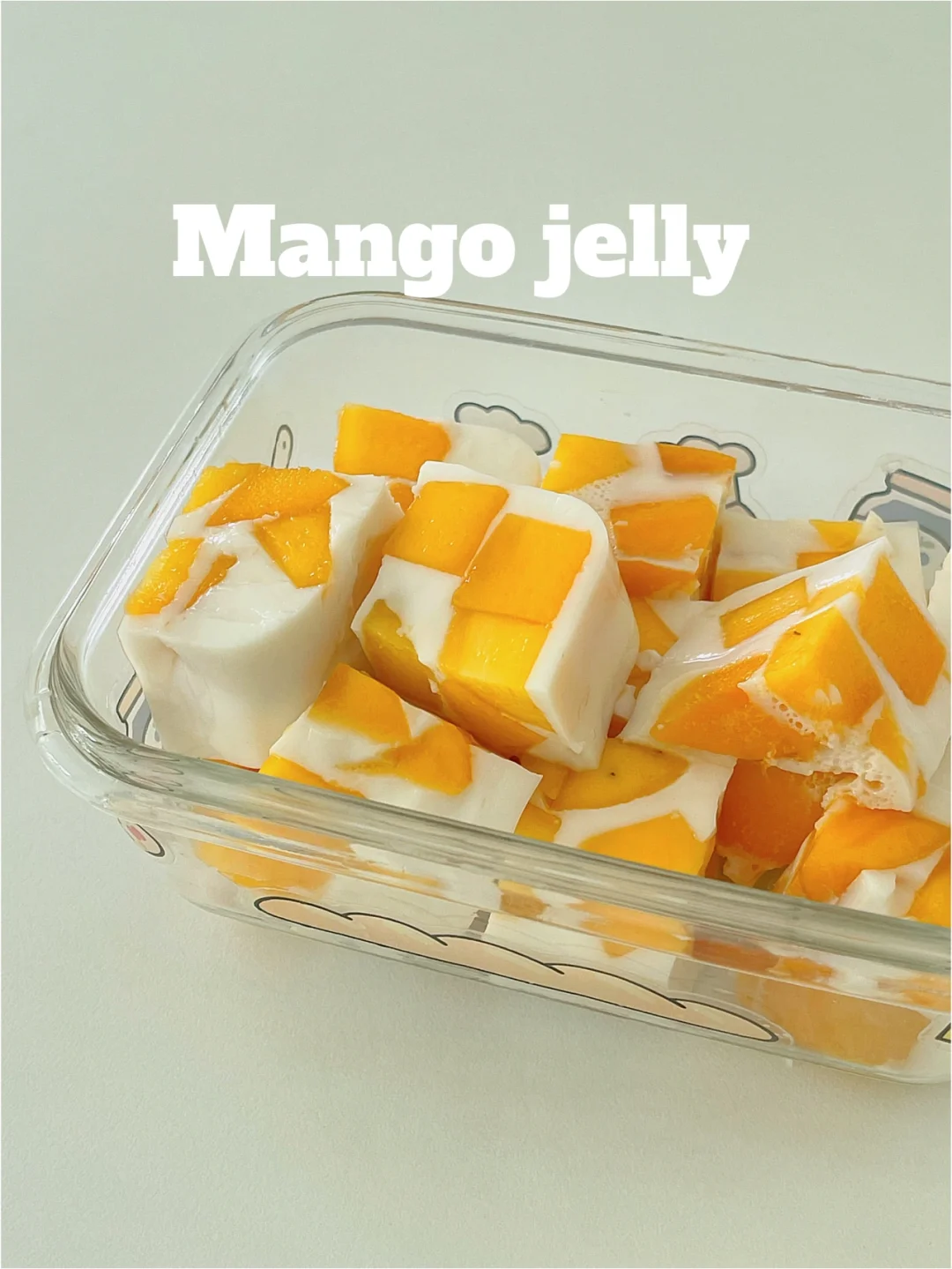 芒果牛奶椰子冻🥥｜有手就会的低卡小甜品🥭