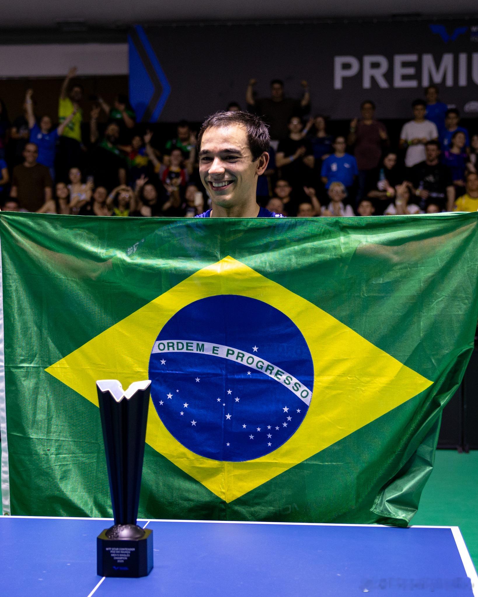 WTT球星挑战赛伊瓜苏站2025 🇧🇷雨果·卡尔德拉诺获得男单冠军🏆 ​​