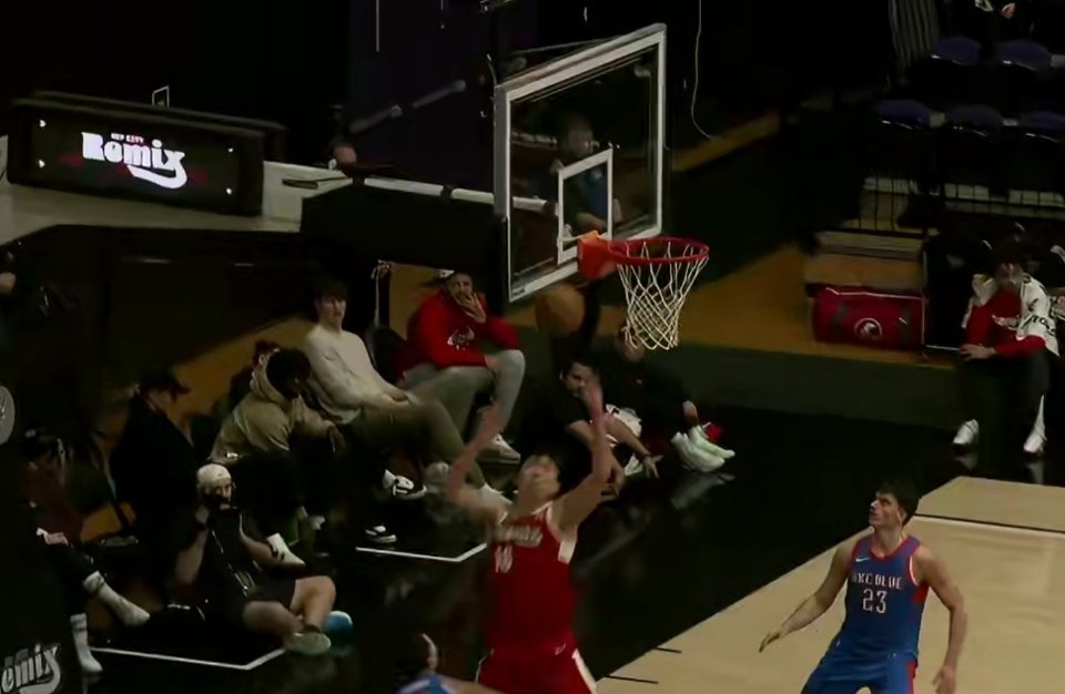 2026年1月15日，中国球员杨瀚森在NBA发展联盟G联赛常规赛中砍下22分7篮