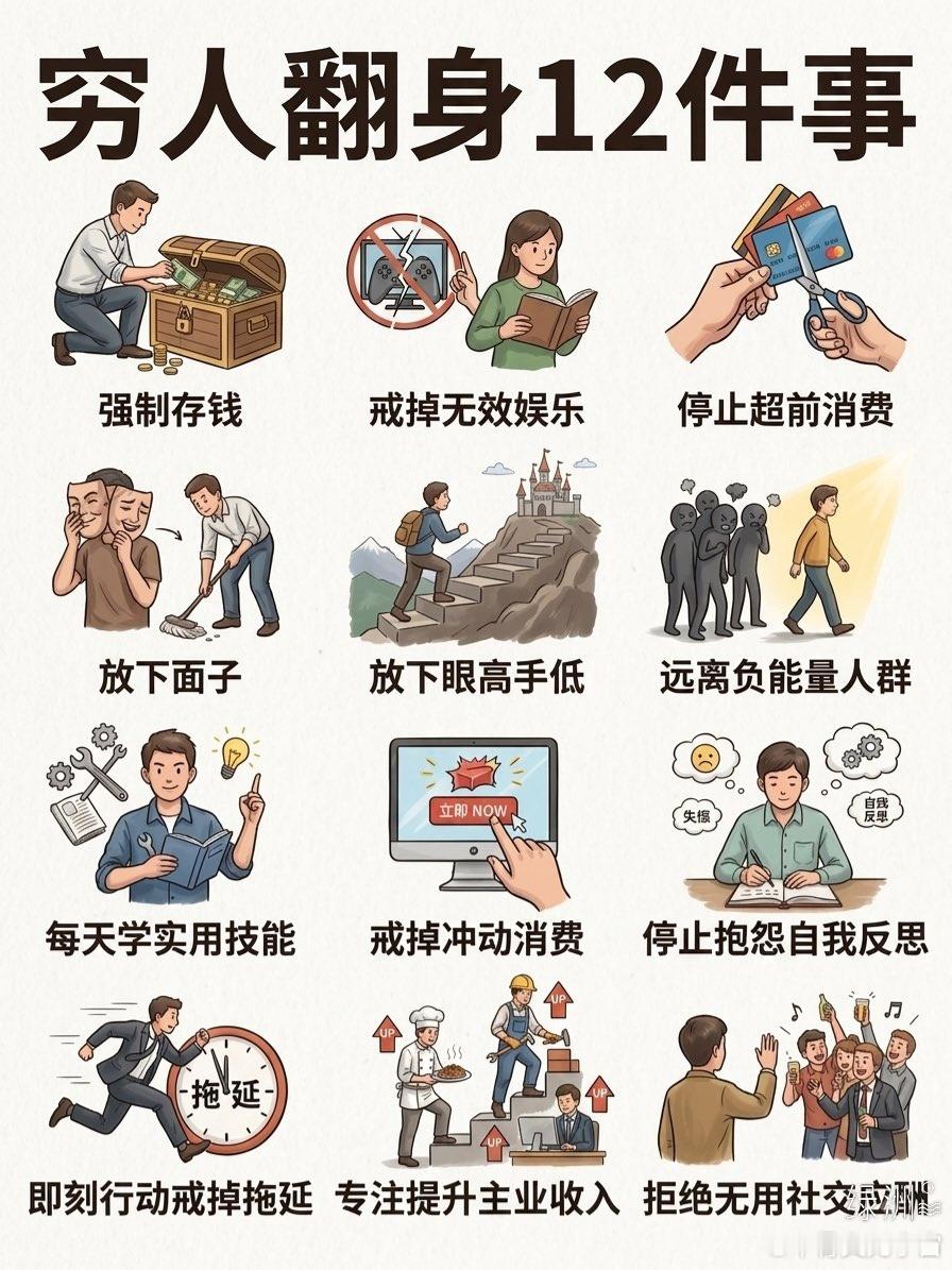 穷人翻身的十二件事 绿洲