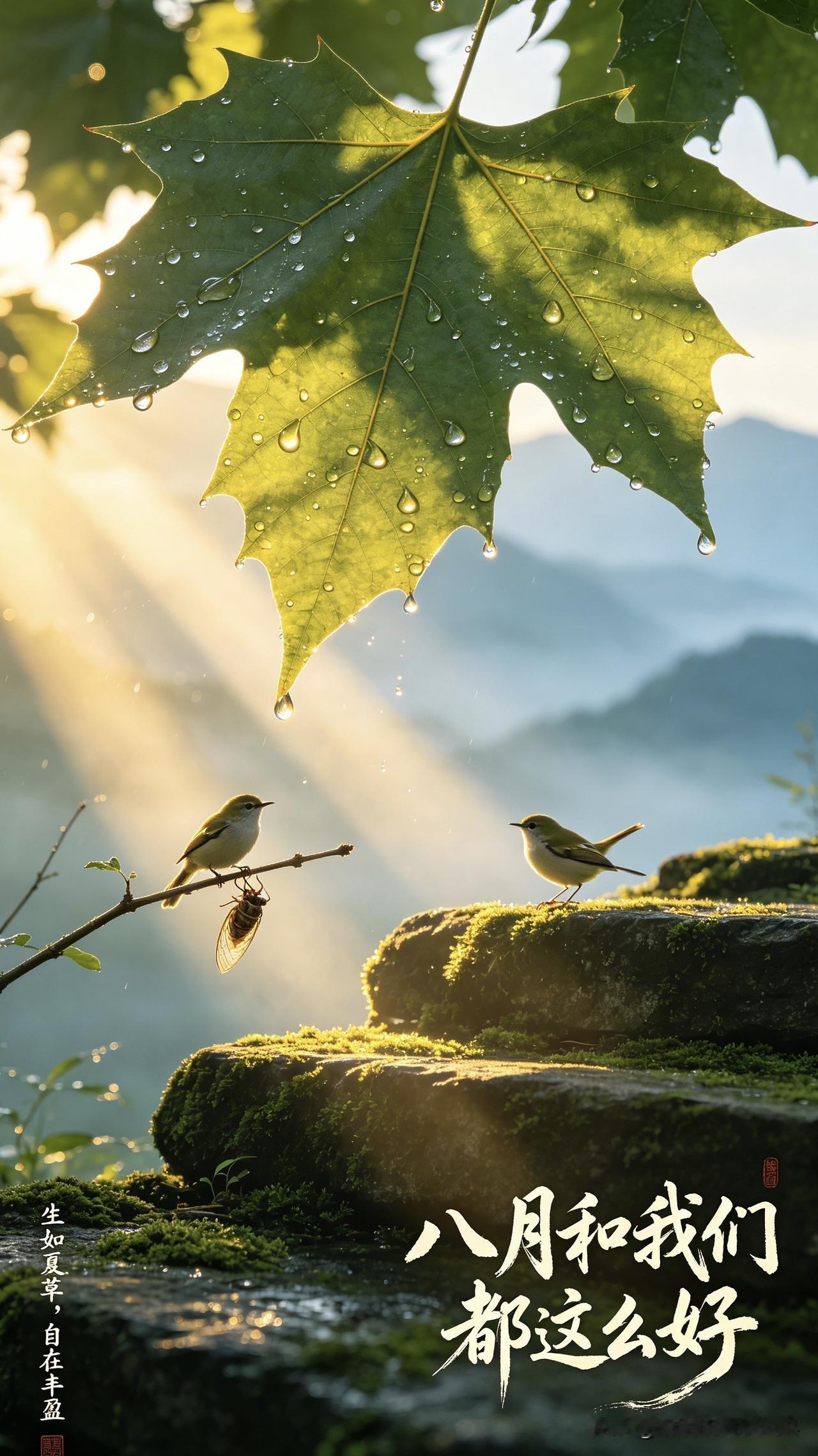 🍃꧂🌞早上好💕᭄🌿☕️
      2026/08/05   早   安