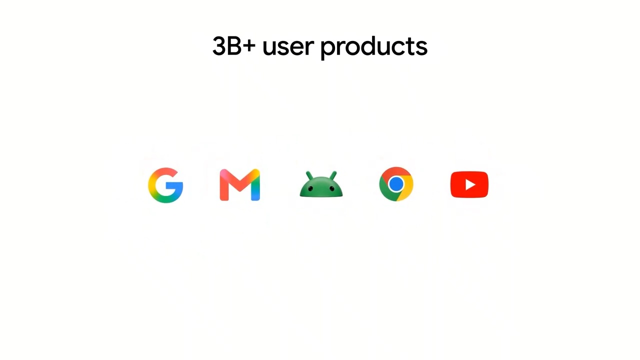 Google I/O 2026 谷歌目前拥有 13 款用户数超过 10 亿的产品