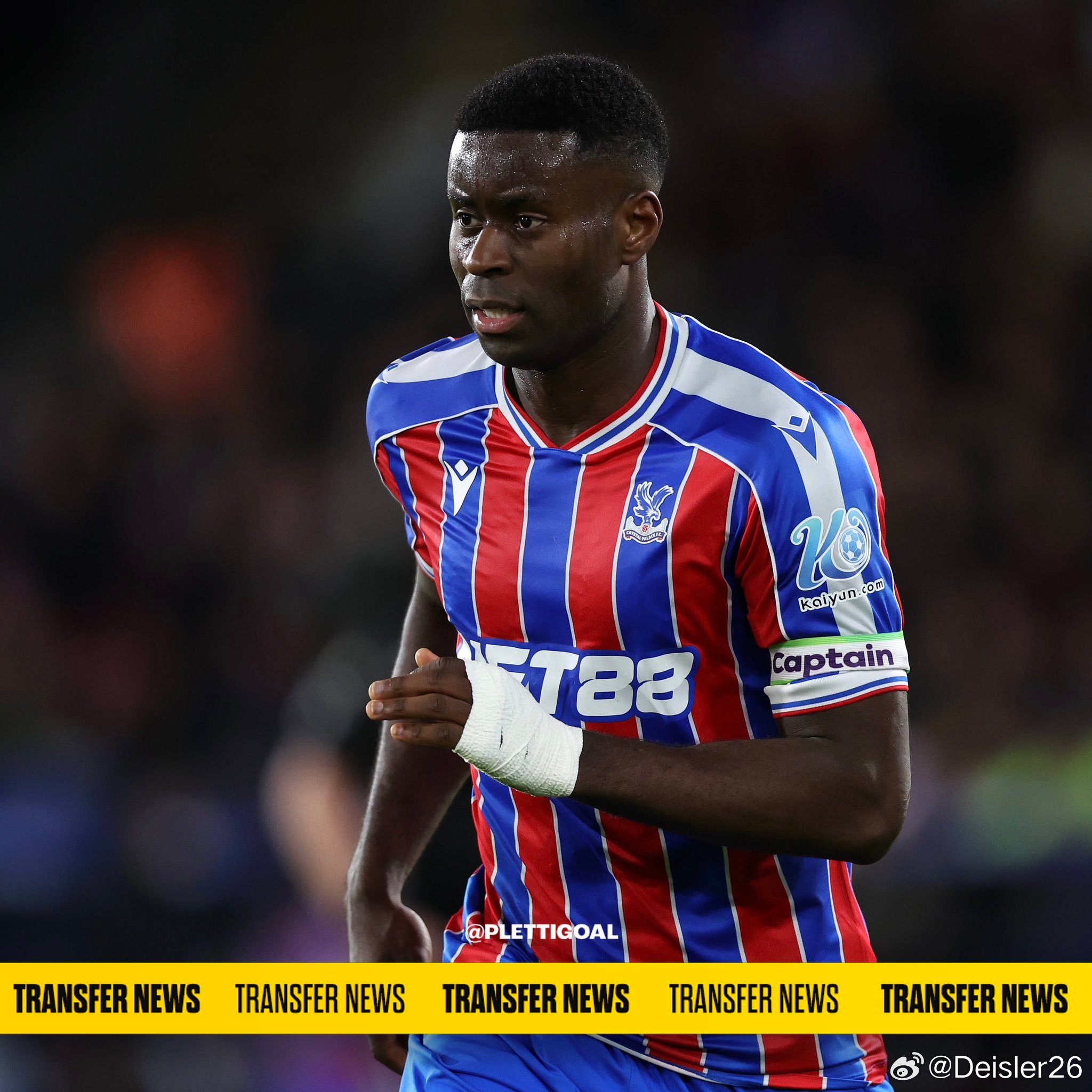 🚨💷據我們了解，如果馬克·格伊在冬季轉會窗口離開水晶宮，水晶宮的要價約為35