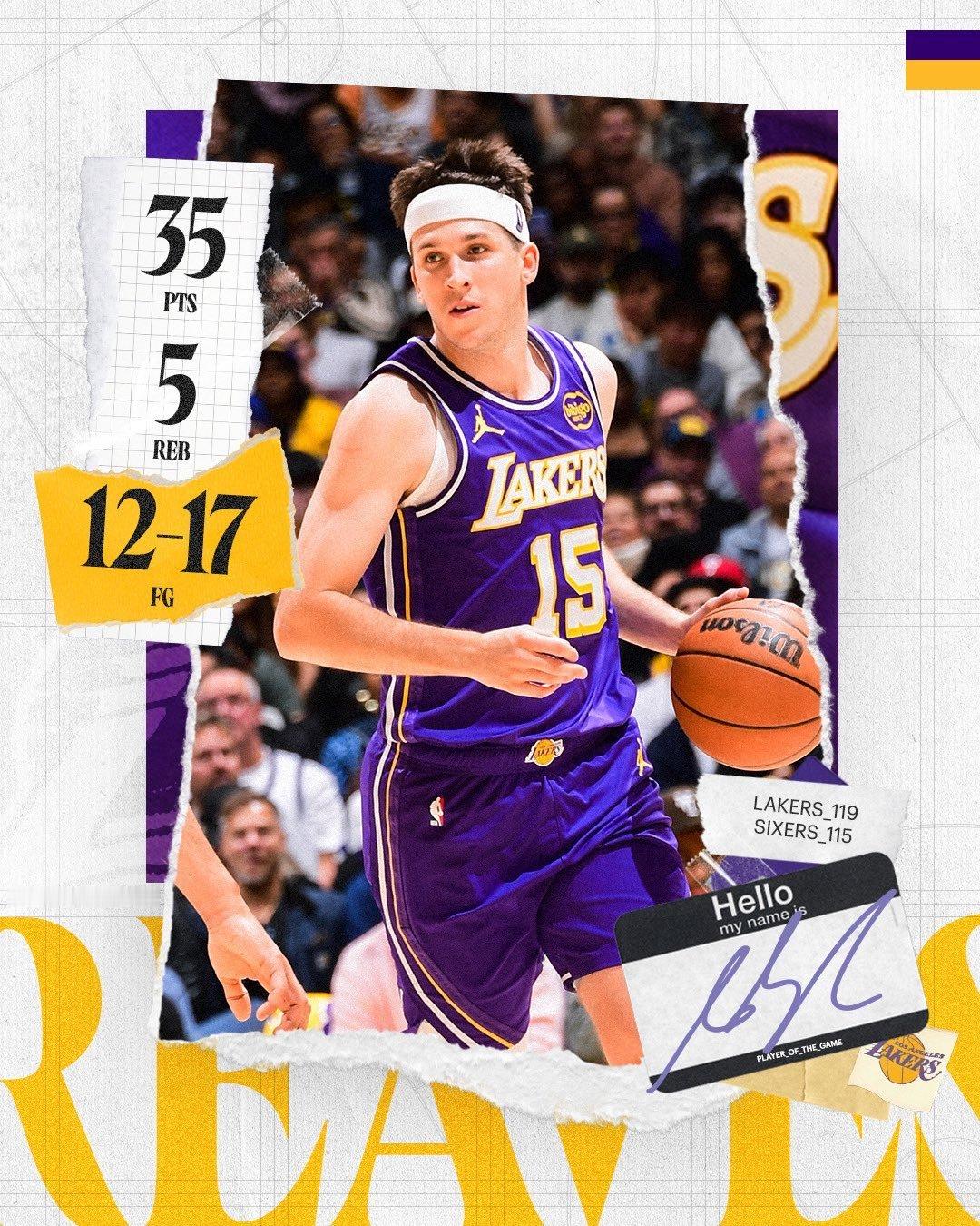 湖人战胜76人 NBA常规赛焦点战中，湖人主场119-115逆转战胜76人，完成