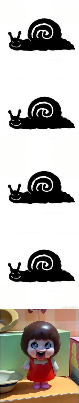 逛商场看到的……不明白做这种玩具的意义
这一整个系列都很诡异 这个娃娃是最。。。