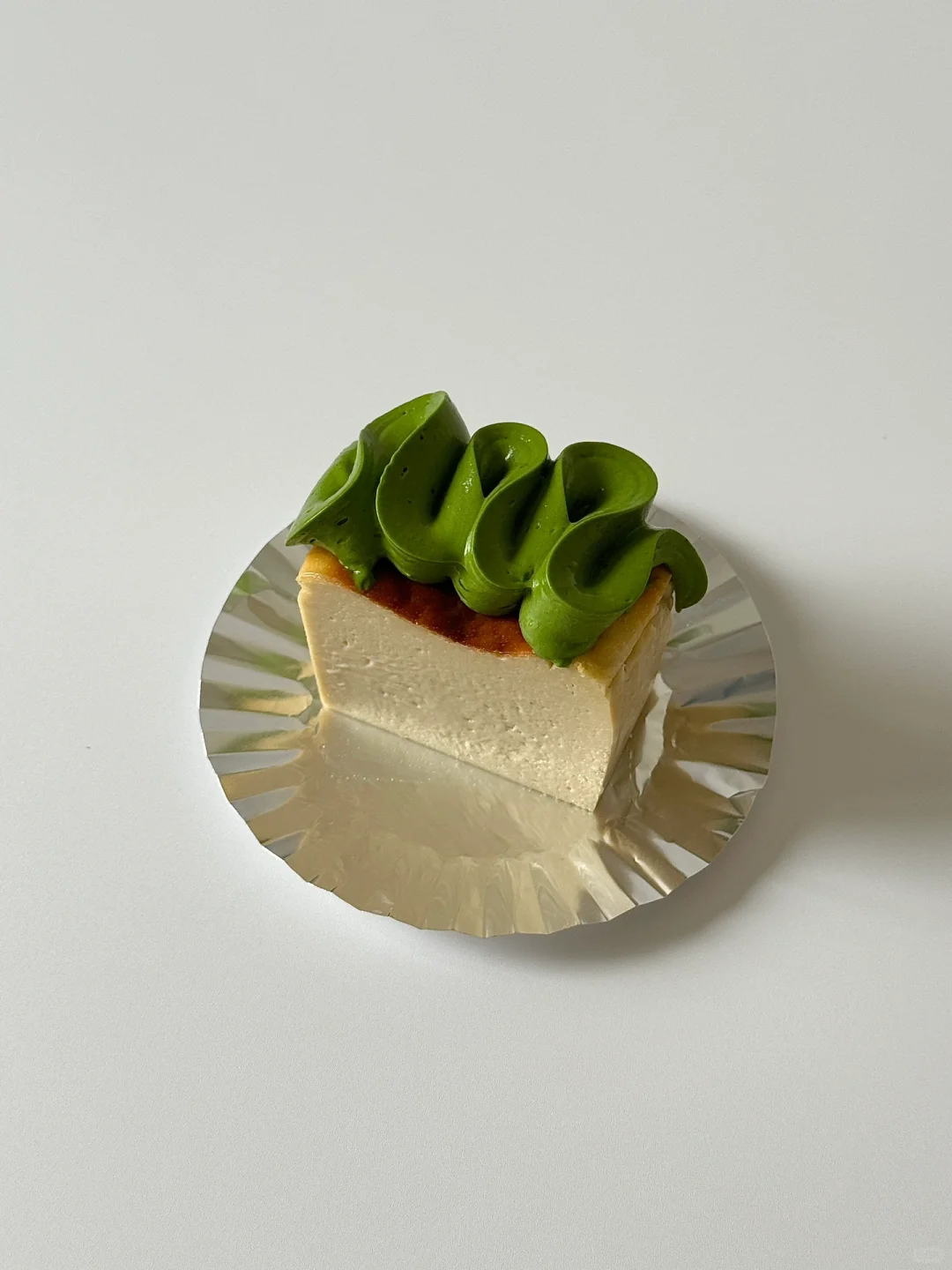 海盐茉莉抹茶芝士蛋糕🍵