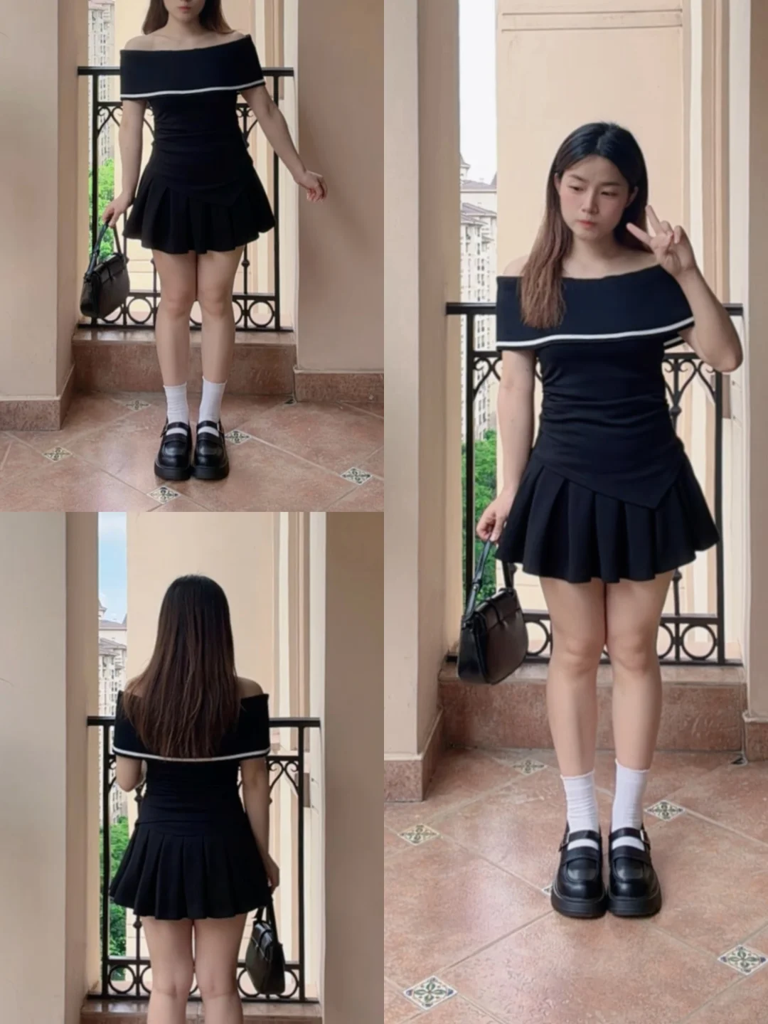 153cm106斤｜小个子韩系小黑裙🖤