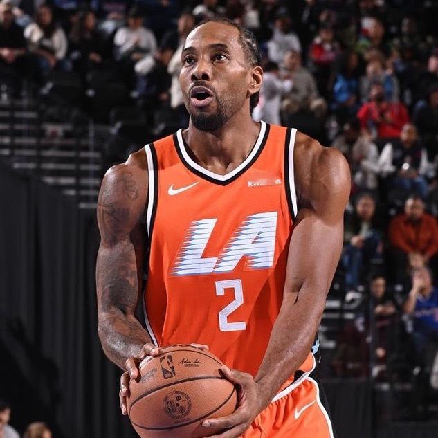 过去两周，科怀·伦纳德：对阵阿门·汤普森，得到41分，投篮命中率为69.6%。对