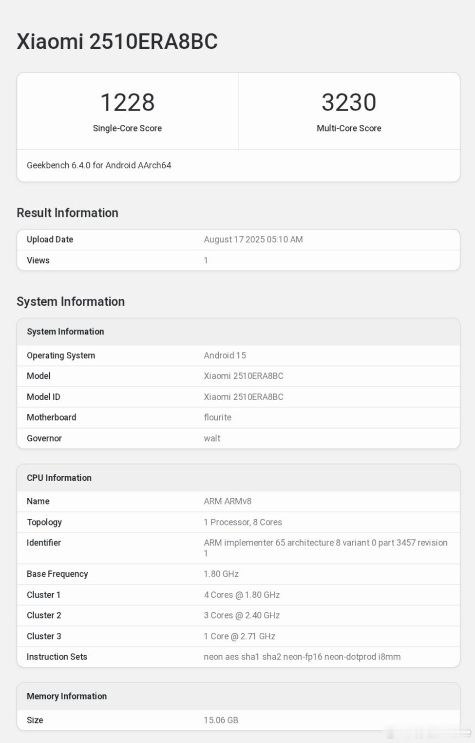REDMI Note 15 Pro+搭载的是骁龙7s Gen3超频版，不清楚官方