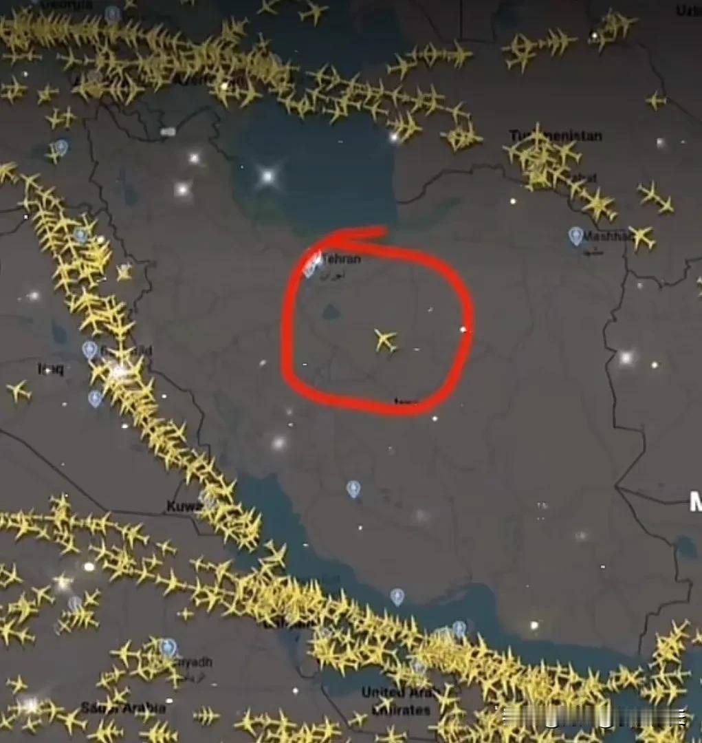 这三张图，说明伊朗是一个有仇报仇，有恩报恩的国家

先看第一张图。漫天黄点，全是