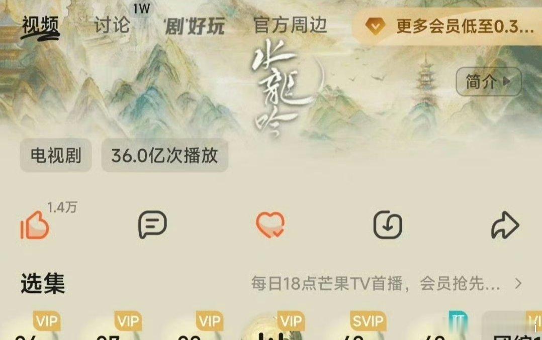 罗云熙水龙吟🥭前台播放量破36亿了，集均破9000万！ 罗云熙唐俪辞天下第一！