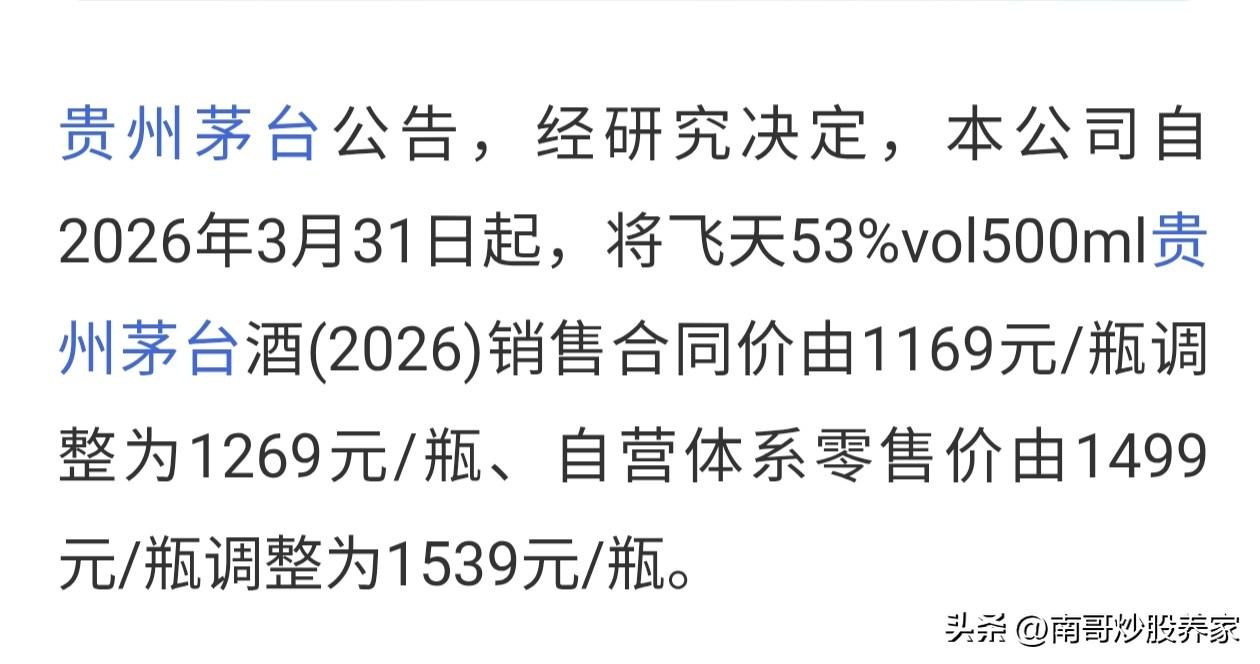 茅台酒太牛了！！！再度开启涨价周期，53℃的飞天茅台，至今还不知道是啥味道呢！明