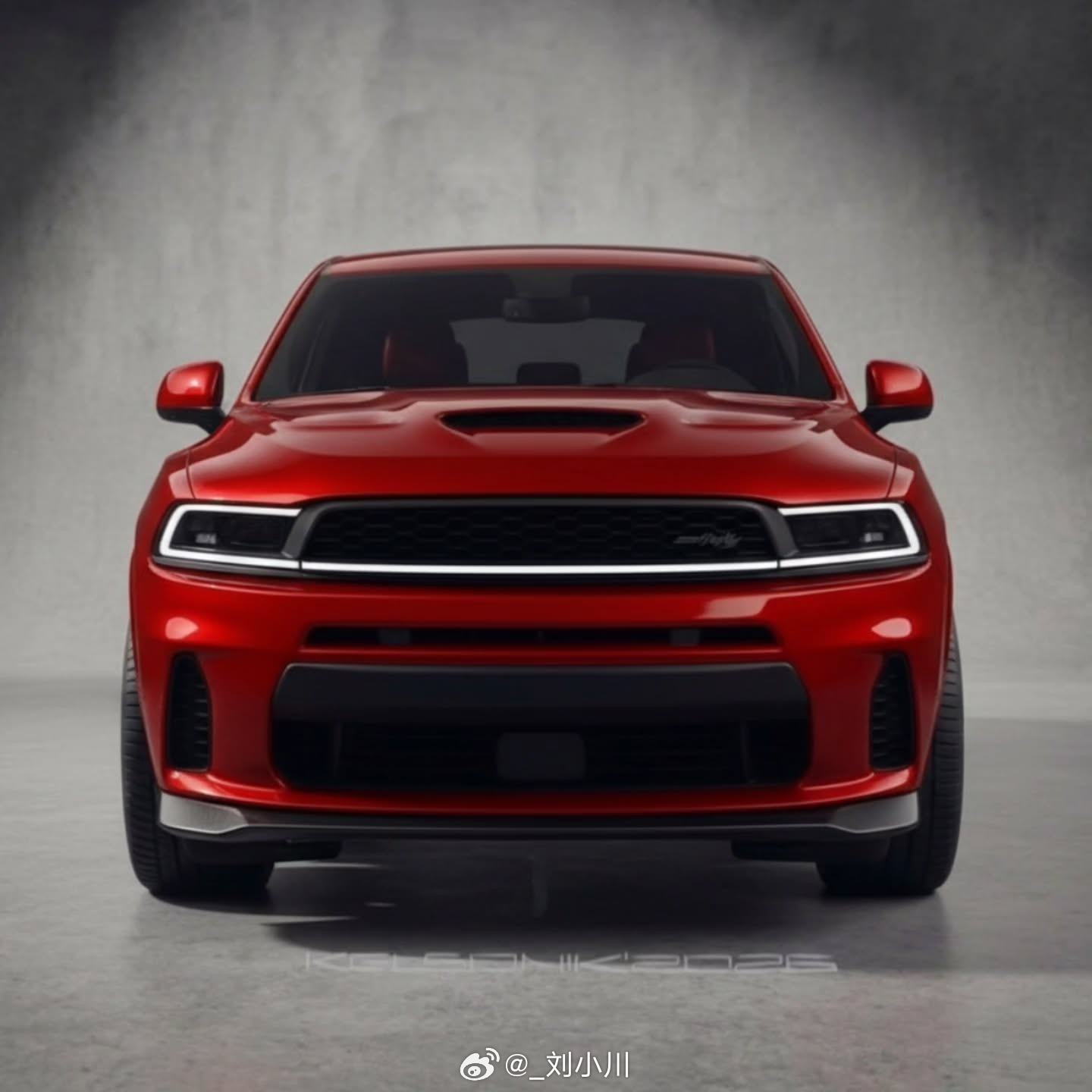 中期改款道奇Durango Hellcat渲染图 中期改款道奇Durango H