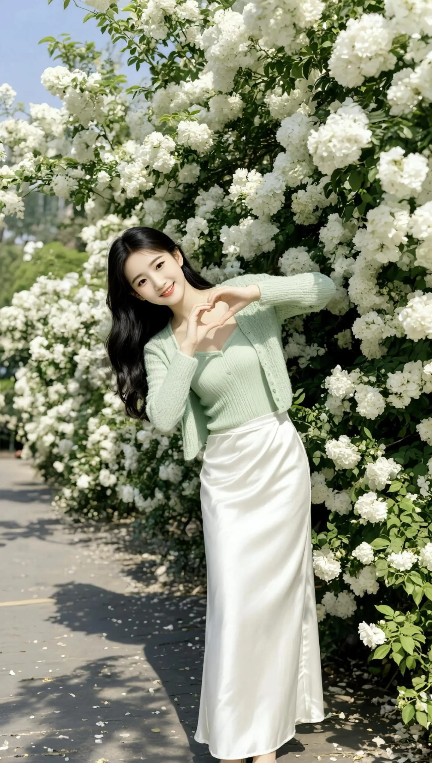 AI春日清新照 随变ai随便玩