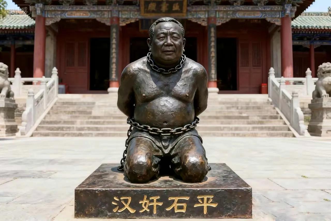 这届网友太厉害了：汉奸石平太郎的雕像这么快就被刻了出来！应该多刻几尊，放到到他父