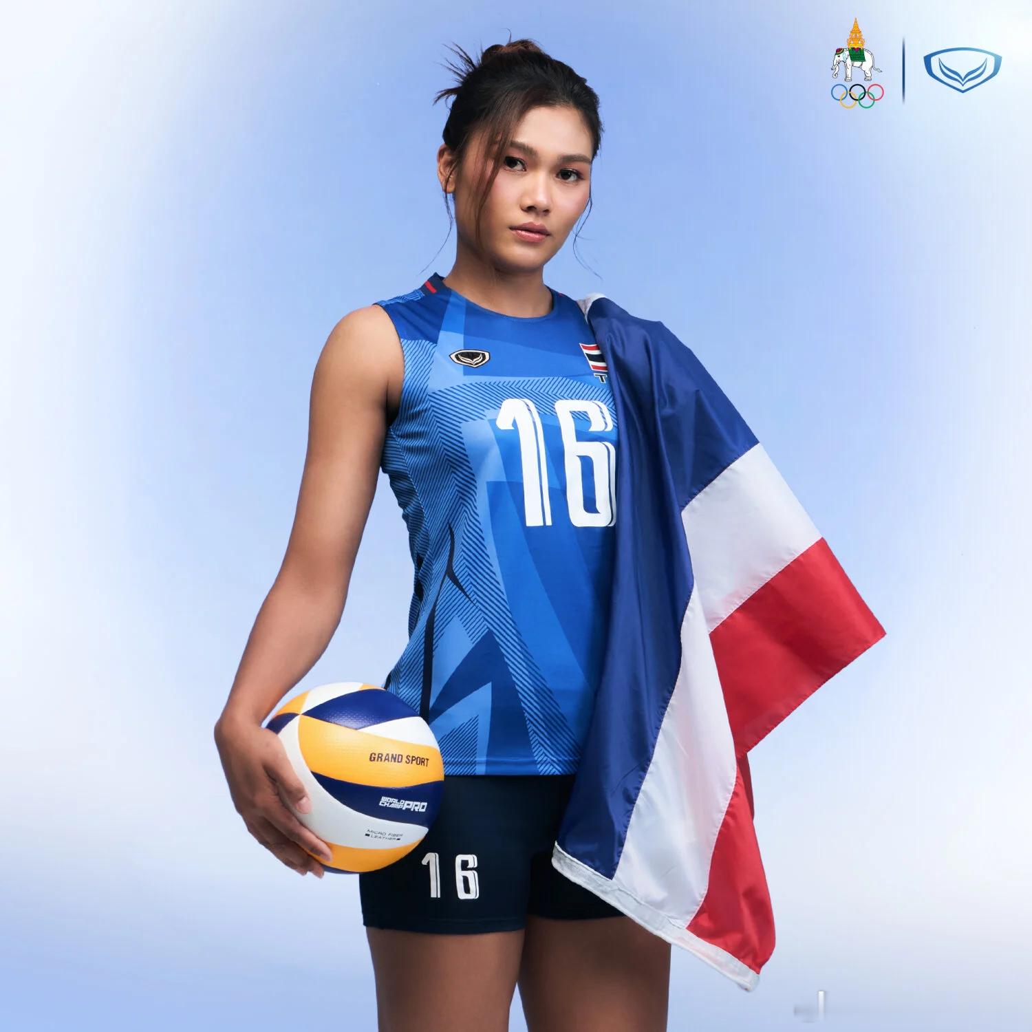 排球 📢 泰国女排参加2026年亚运会的队服已发布。 