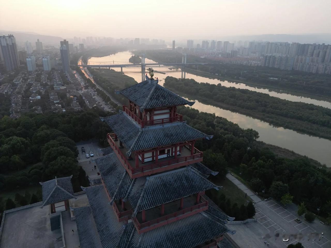 拍一张我的城市美景大美宝鸡古陈仓