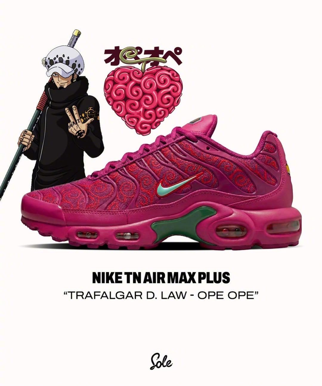 One Piece x Nike Air Max Plus「Devil Frui