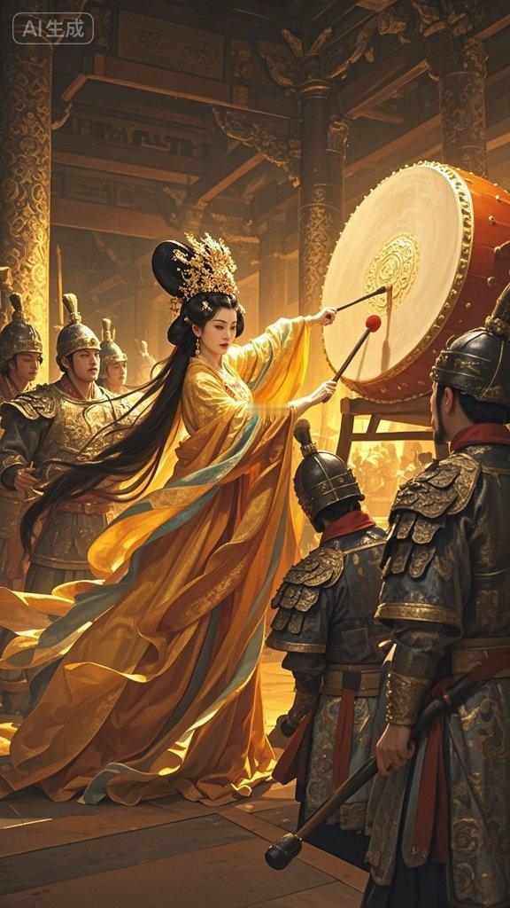 中国历史之七十一……妹喜闻鼓叛夏。
传说妺喜并非真心投靠夏桀，反而是施氏派来的“