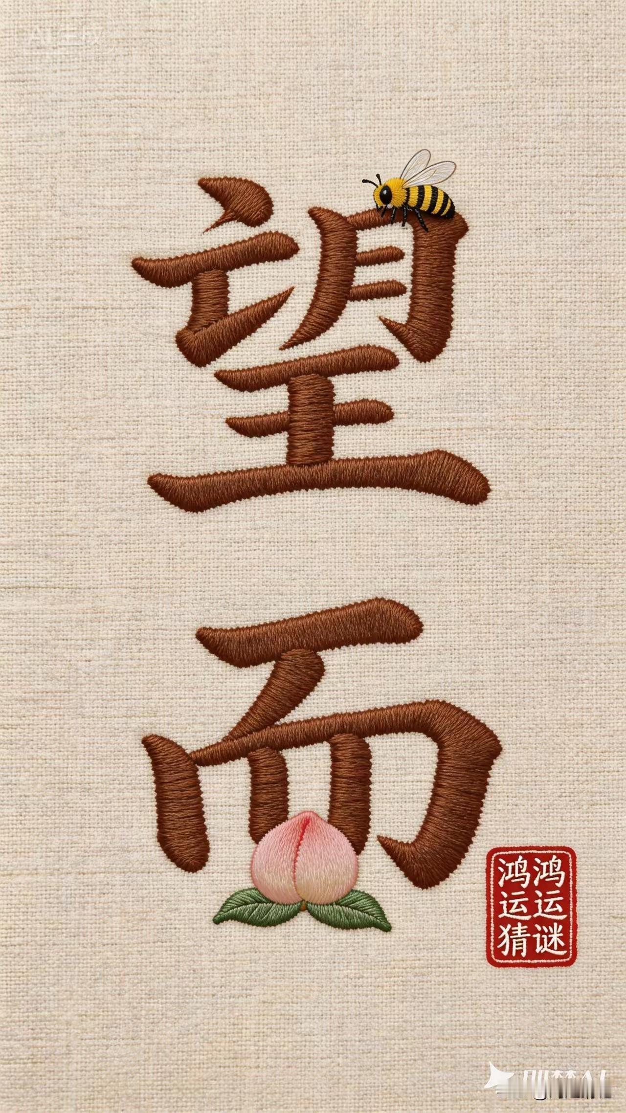 这成语图藏着了两道机关
望字上边有只大蜂子，其毒比蛇还毒
而字下边有个红艳熟透大