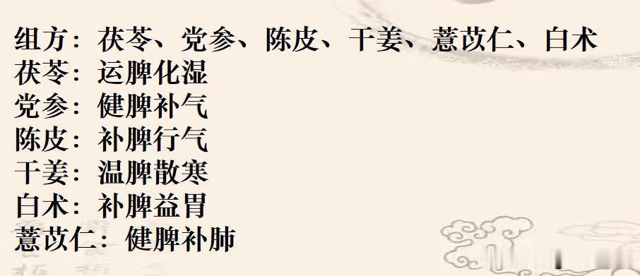 健脾养胃、运脾祛湿、益脾补阳记得这一个方子就够了

1.湿盛伤脾
大便次数多，不