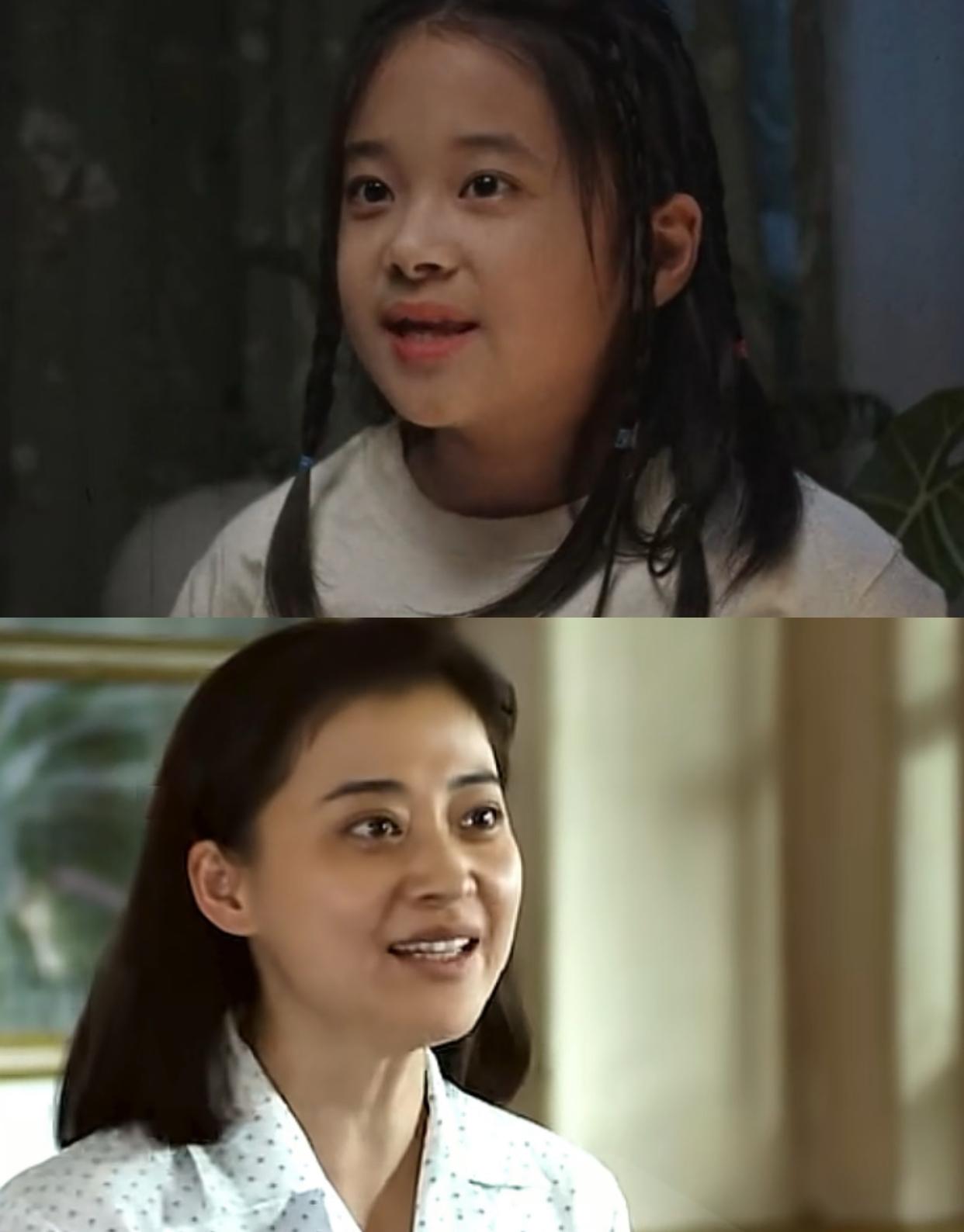 这是真像啊，
不仅眼神神态感觉鼻孔呼吸都一样，
那架势活脱脱的小安杰。
如果《父