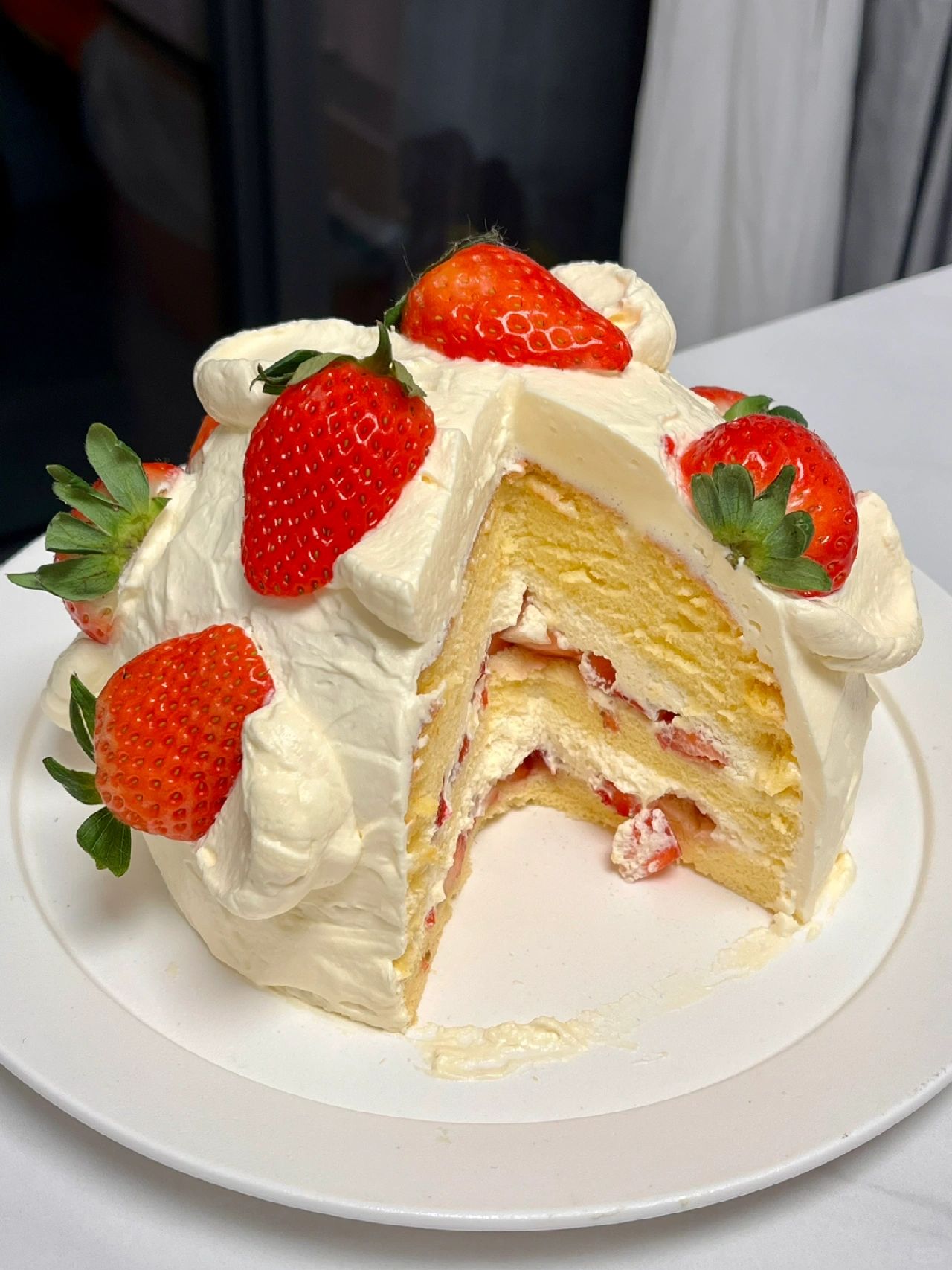 手残党也可以做的🍓蛋糕