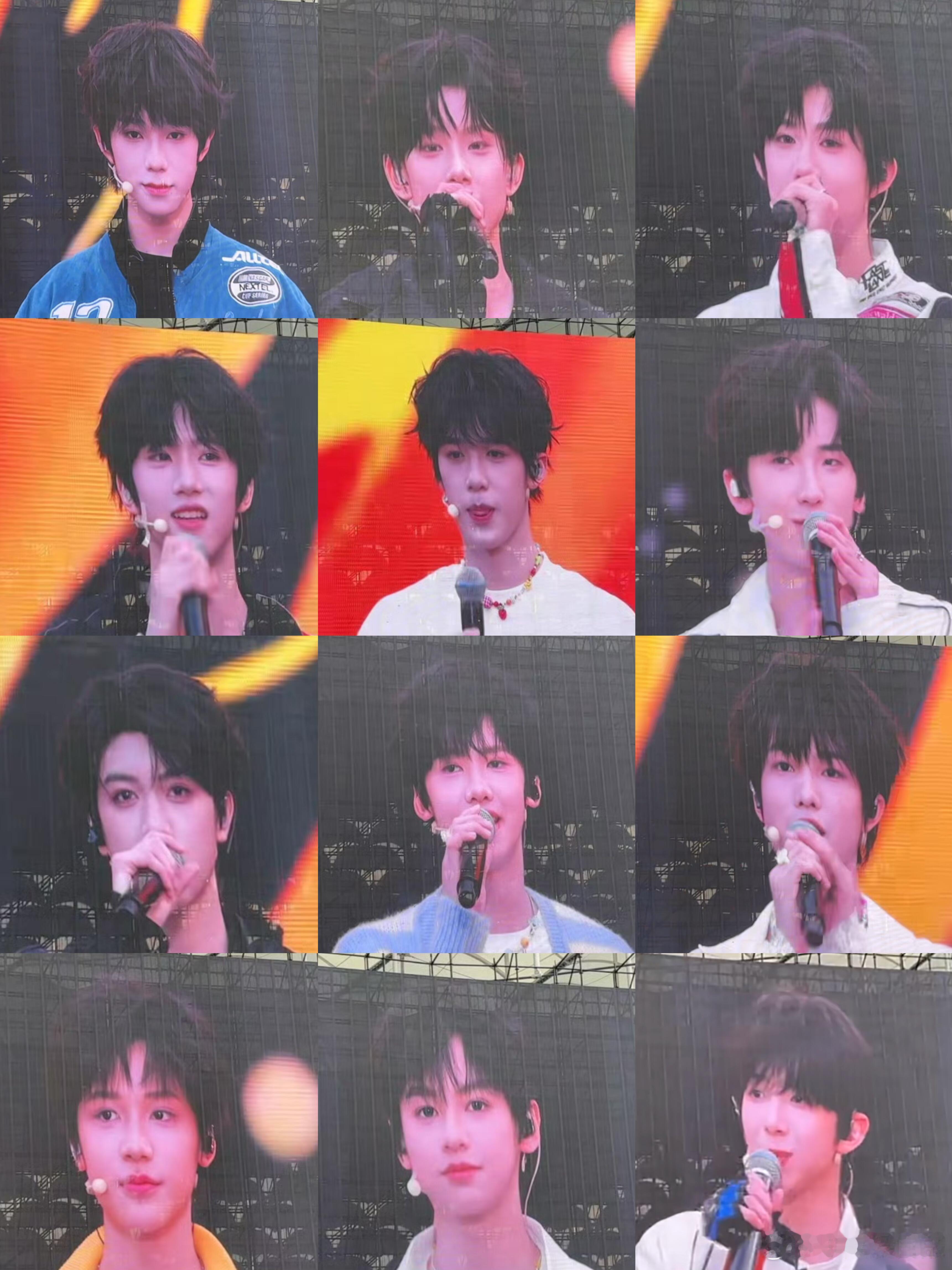 TF新年音乐会四代大屏怼脸生图官俊臣、张桂源、张函瑞、王橹杰、李嘉森、左奇函、陈