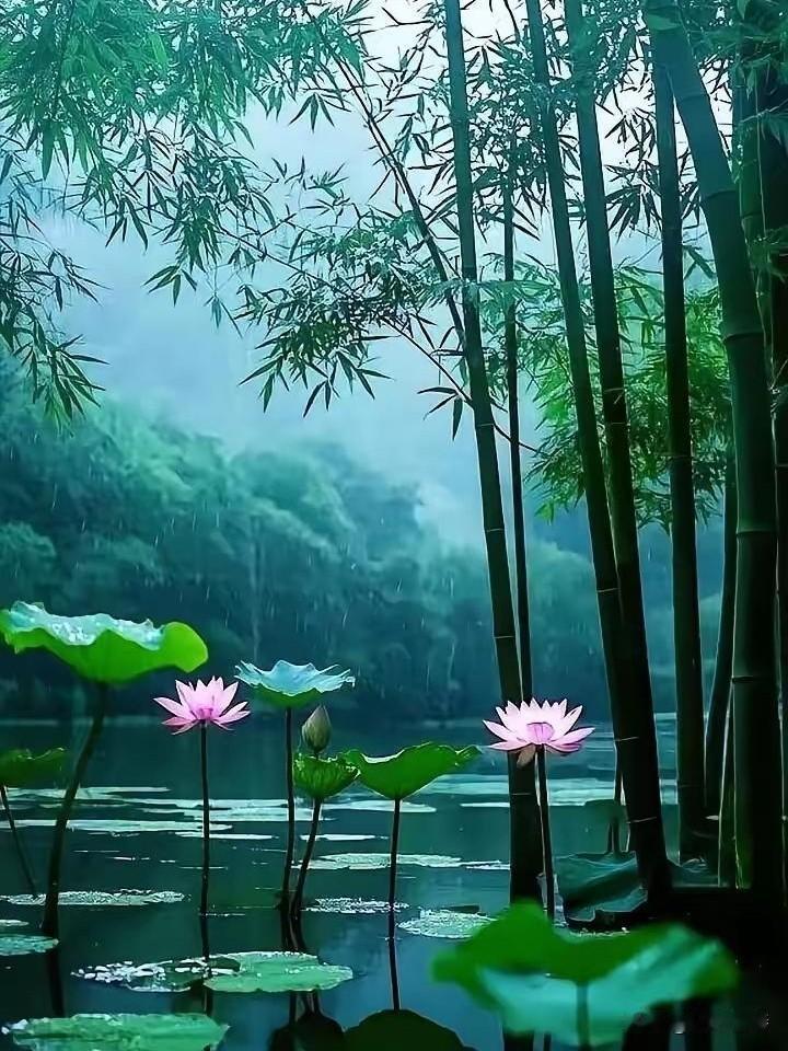 行善何须人尽晓，存心修德自安然。
一言温语消寒苦，举手相扶结善缘。
不慕人前虚赞