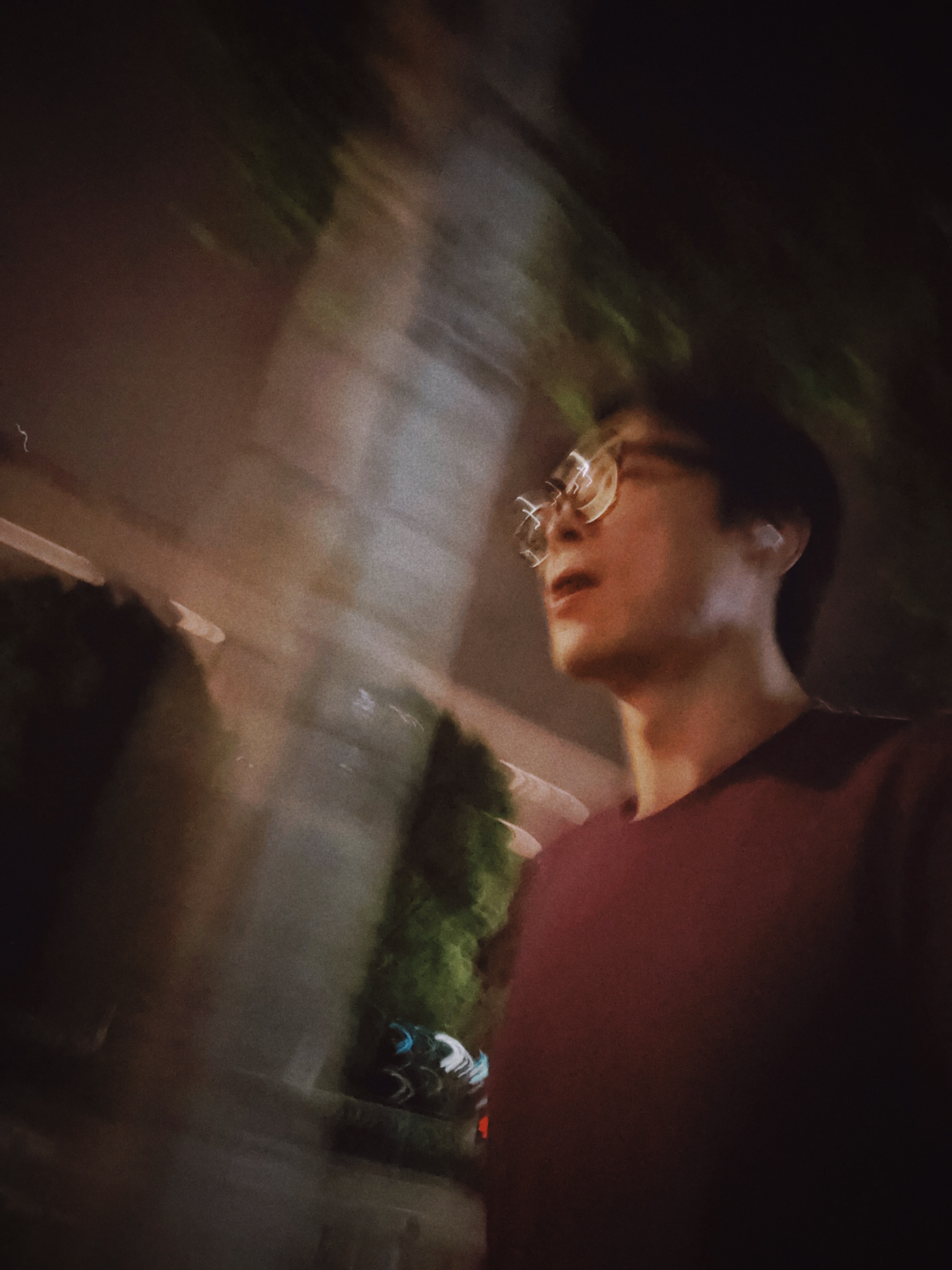 台风天，跑个步，舒服！ 