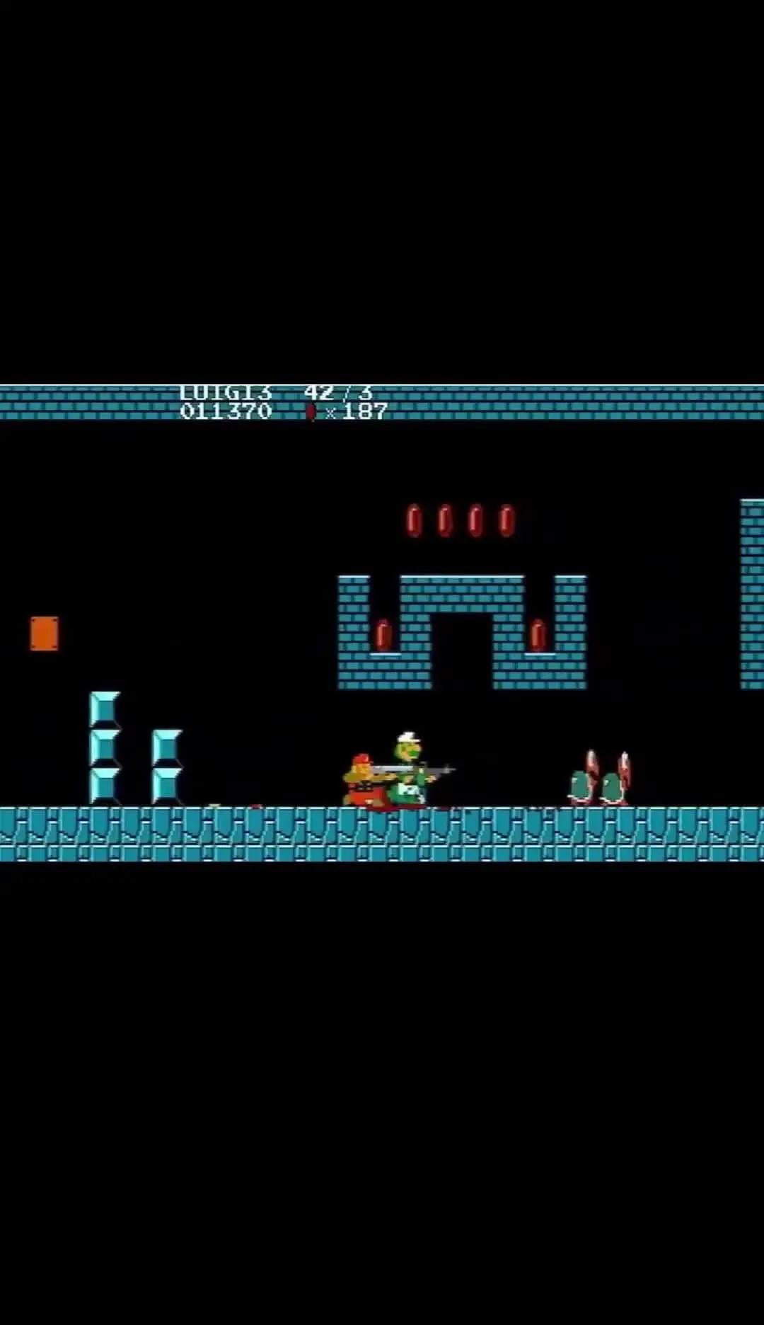 【AI游戏剧案例】有趣的元素替换系列：超级玛丽持枪 变更攻击方式

看视频：【视