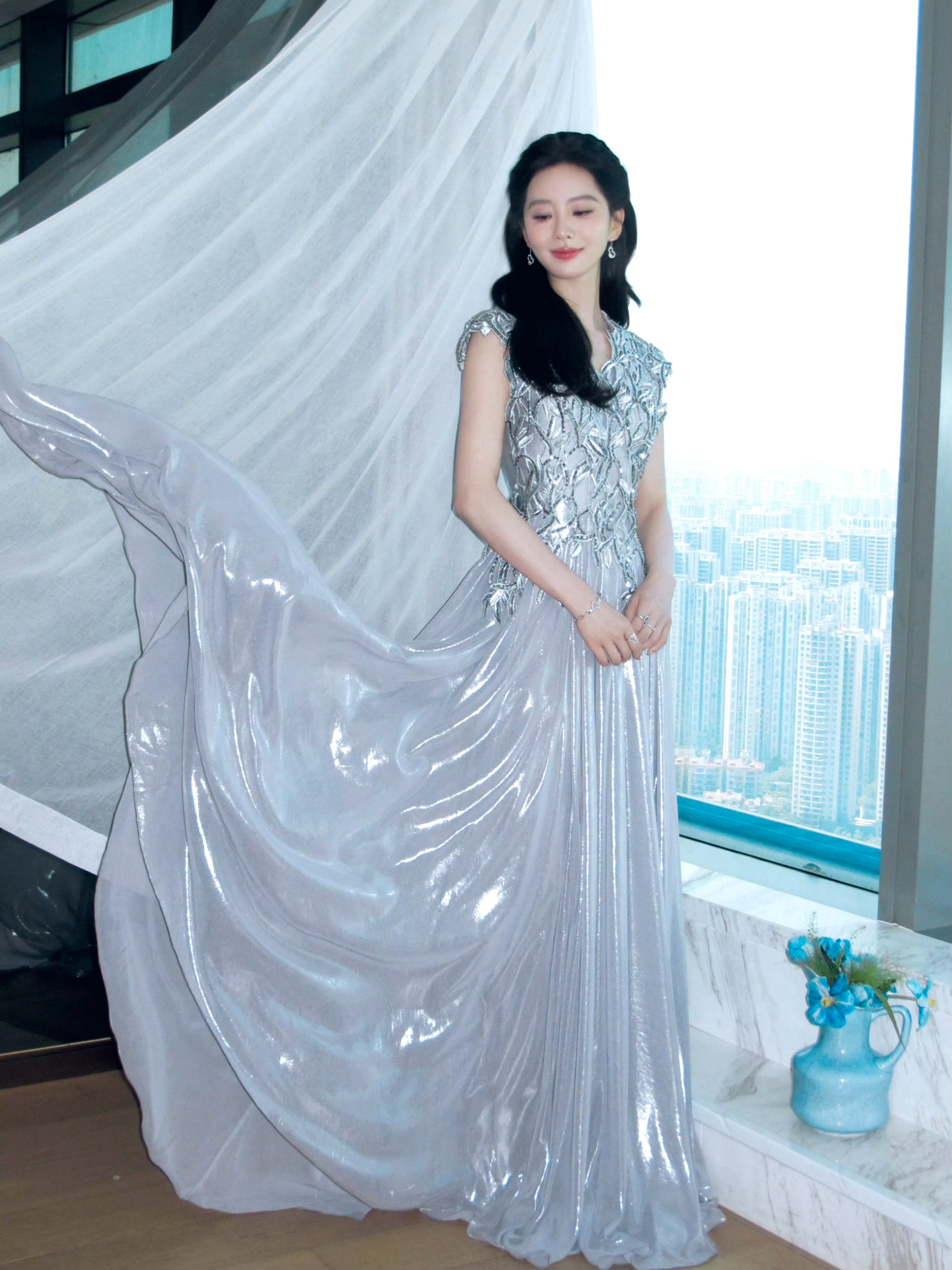 刘诗诗｜Maison Sara Chraibi2025春季高级定制这条裙子真好看