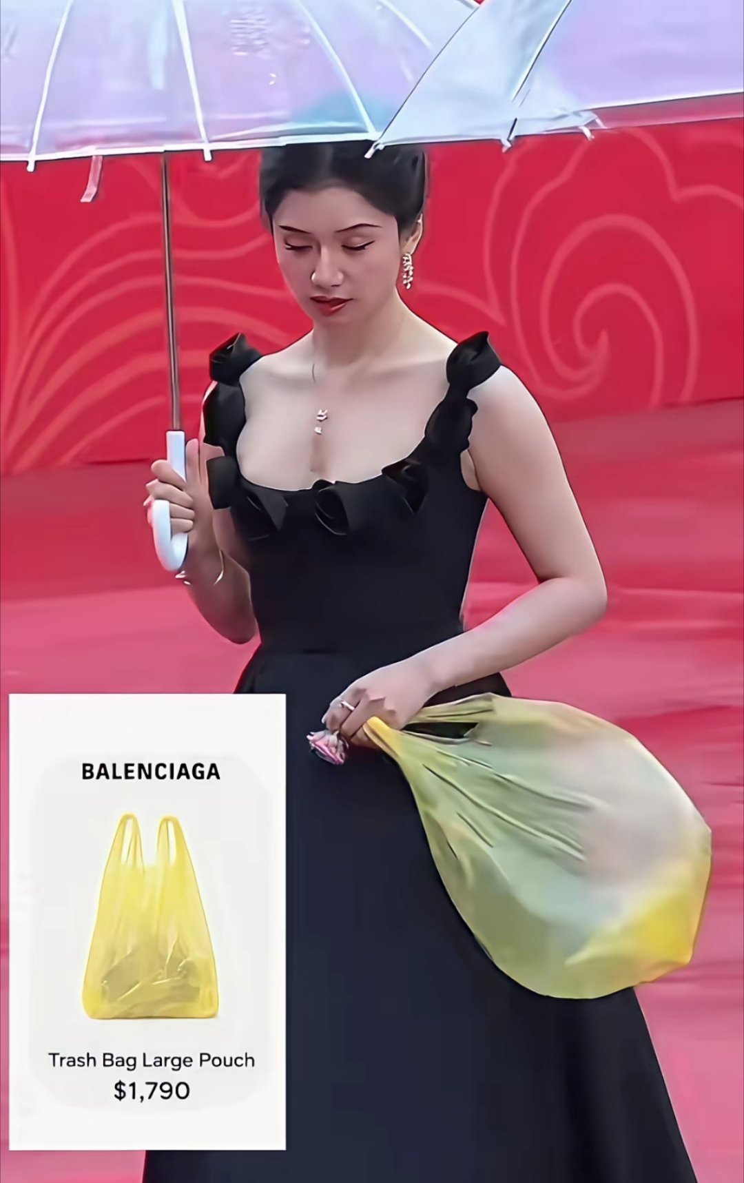 这个塑料袋凭什么要卖1790，好像还是美元 