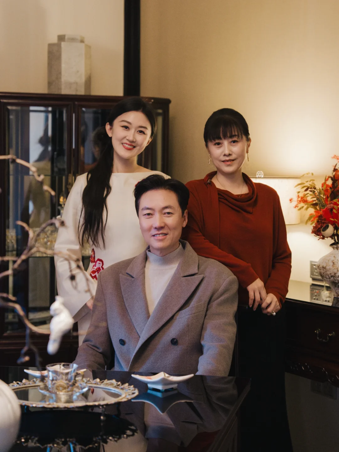 带着父母去旅行❤️和平饭店全家福