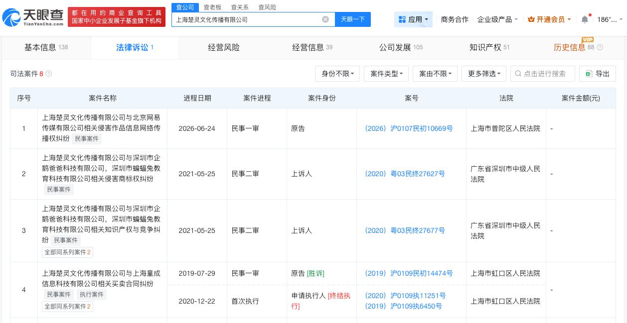 沈奕斐关联公司曾多次维权
沈奕斐关联多家公司复旦教授沈奕斐遭家长疯狂举报两月
据