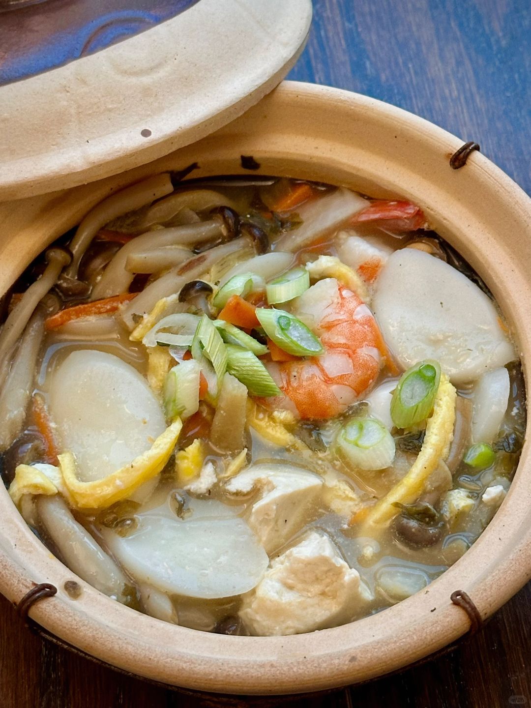 北美复刻嵊州豆腐年糕汤🍲好爱雪菜炒香的鲜
