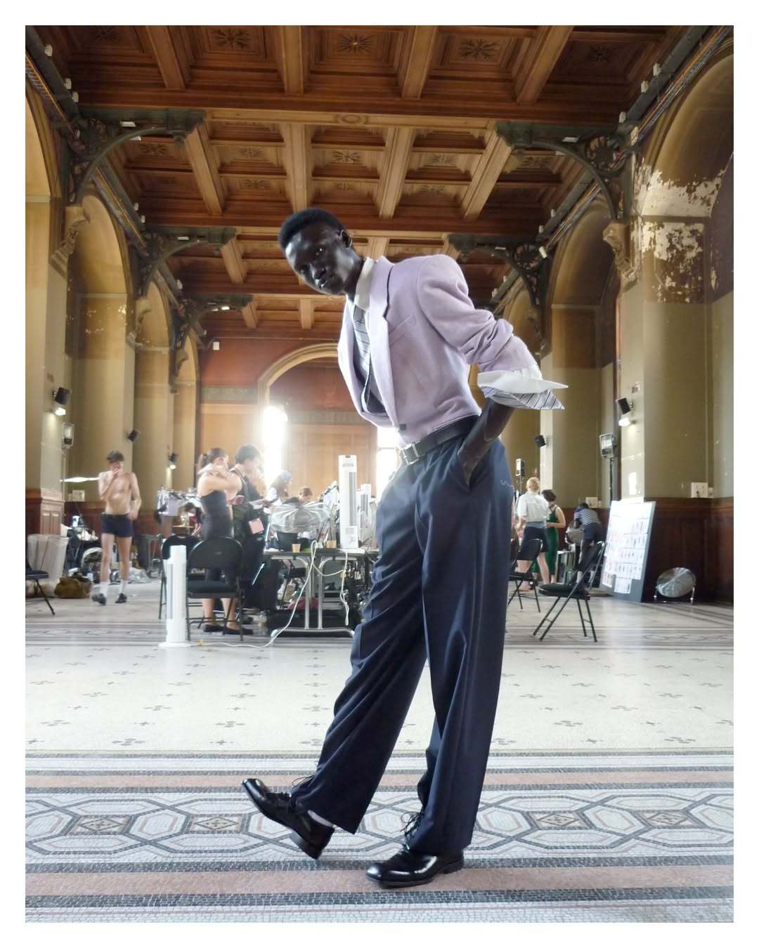 Egonlab Spring 2027 Menswear backstage 