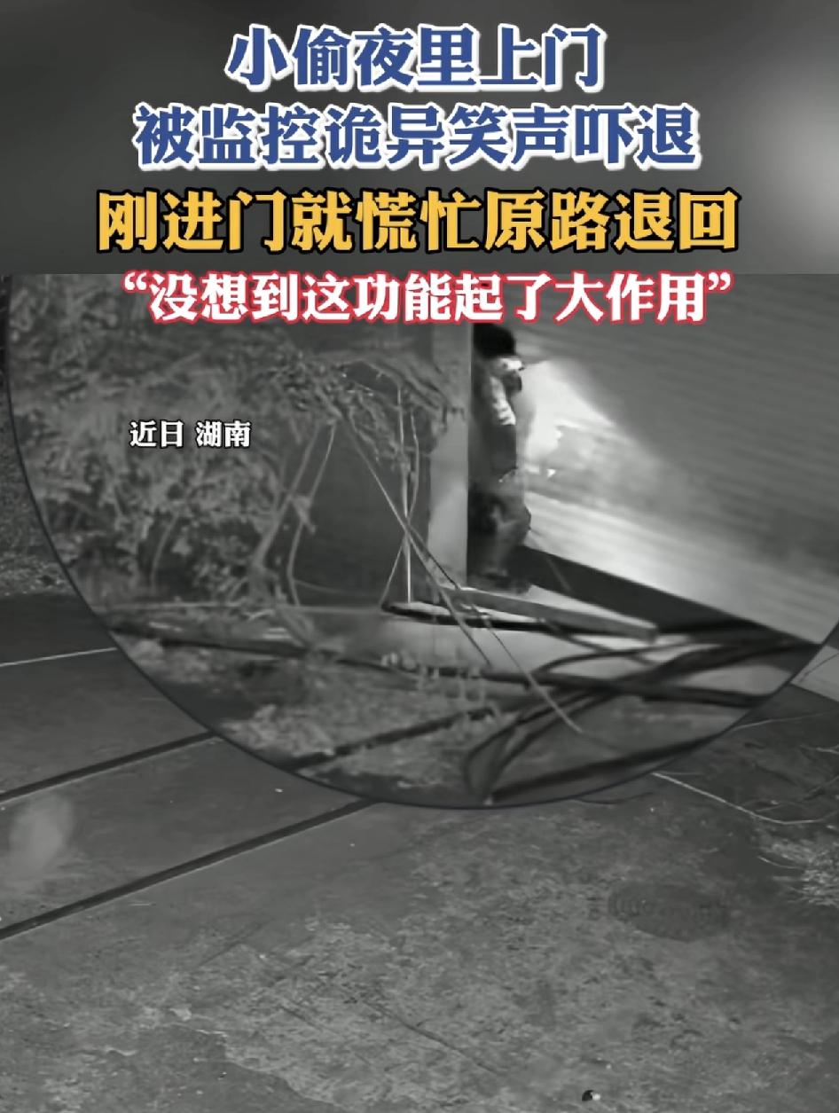 湖南一位网友发布视频称父亲的厂里面进来小偷，因为他们厂里装了监控，遇到陌生人会发