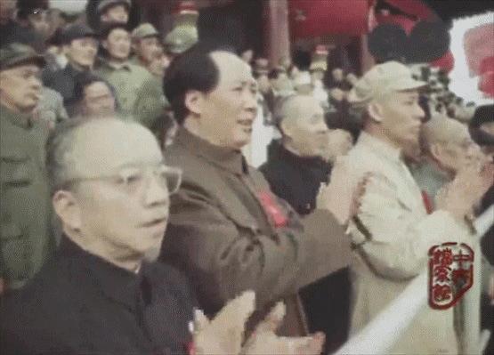1949年10月1日，在中华人民共和国开国大典上!