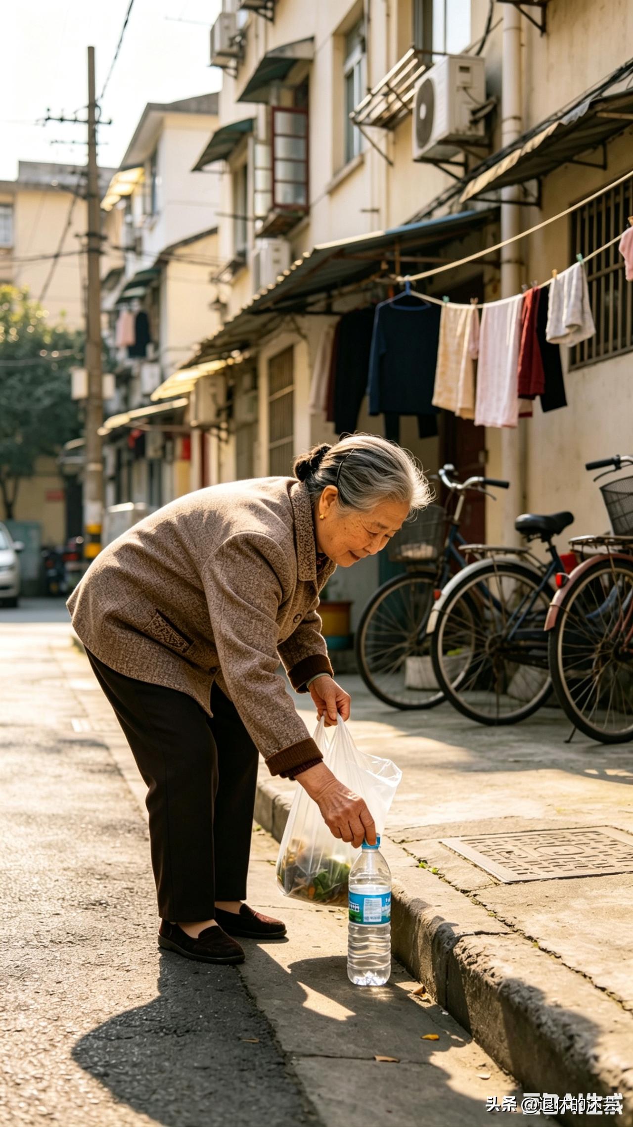退休金15000的退休女军官，天天捡废品，邻居都看不懂
 
小区里有个六十多岁的