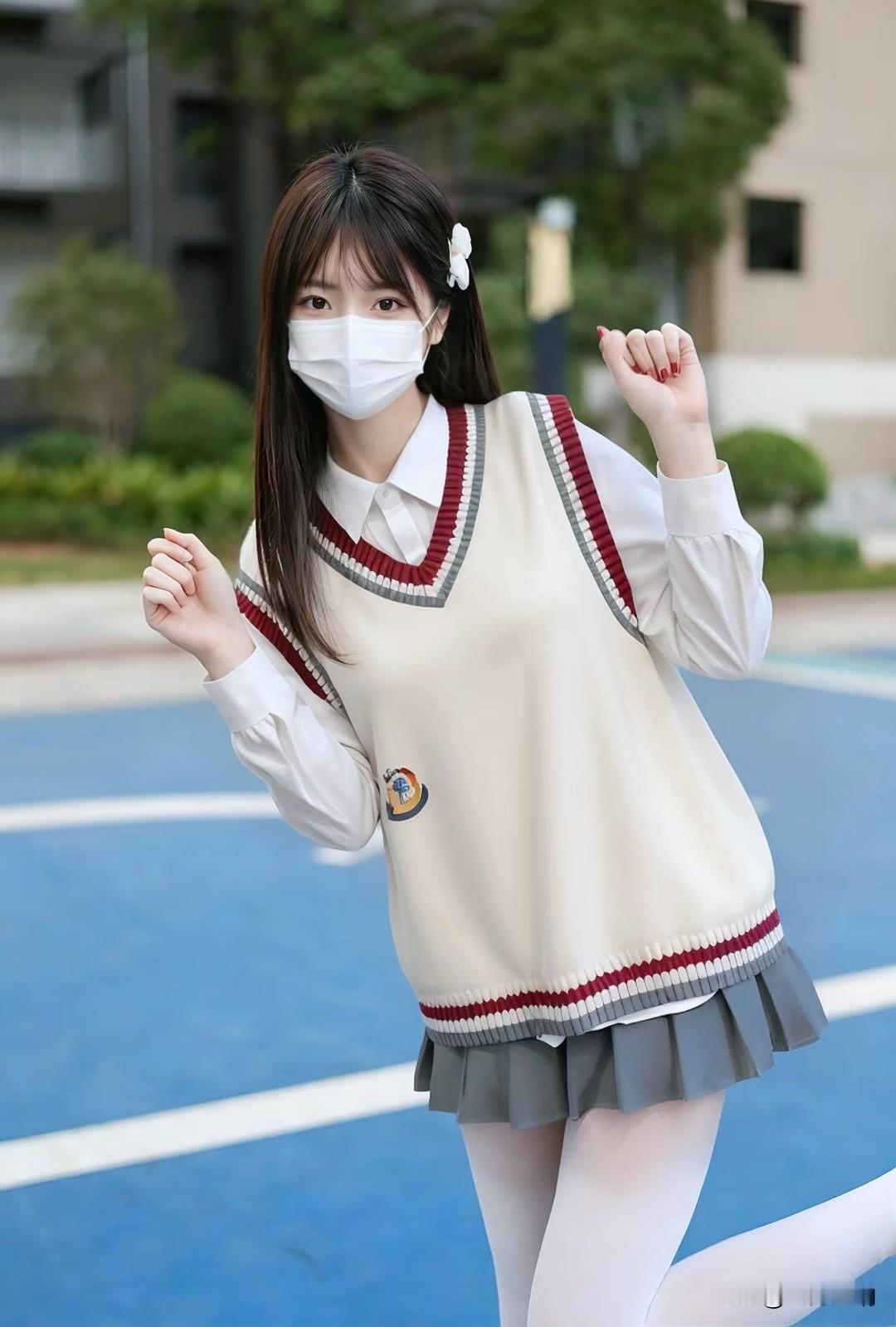 温柔系韩系学院风，简约配色百搭不挑人