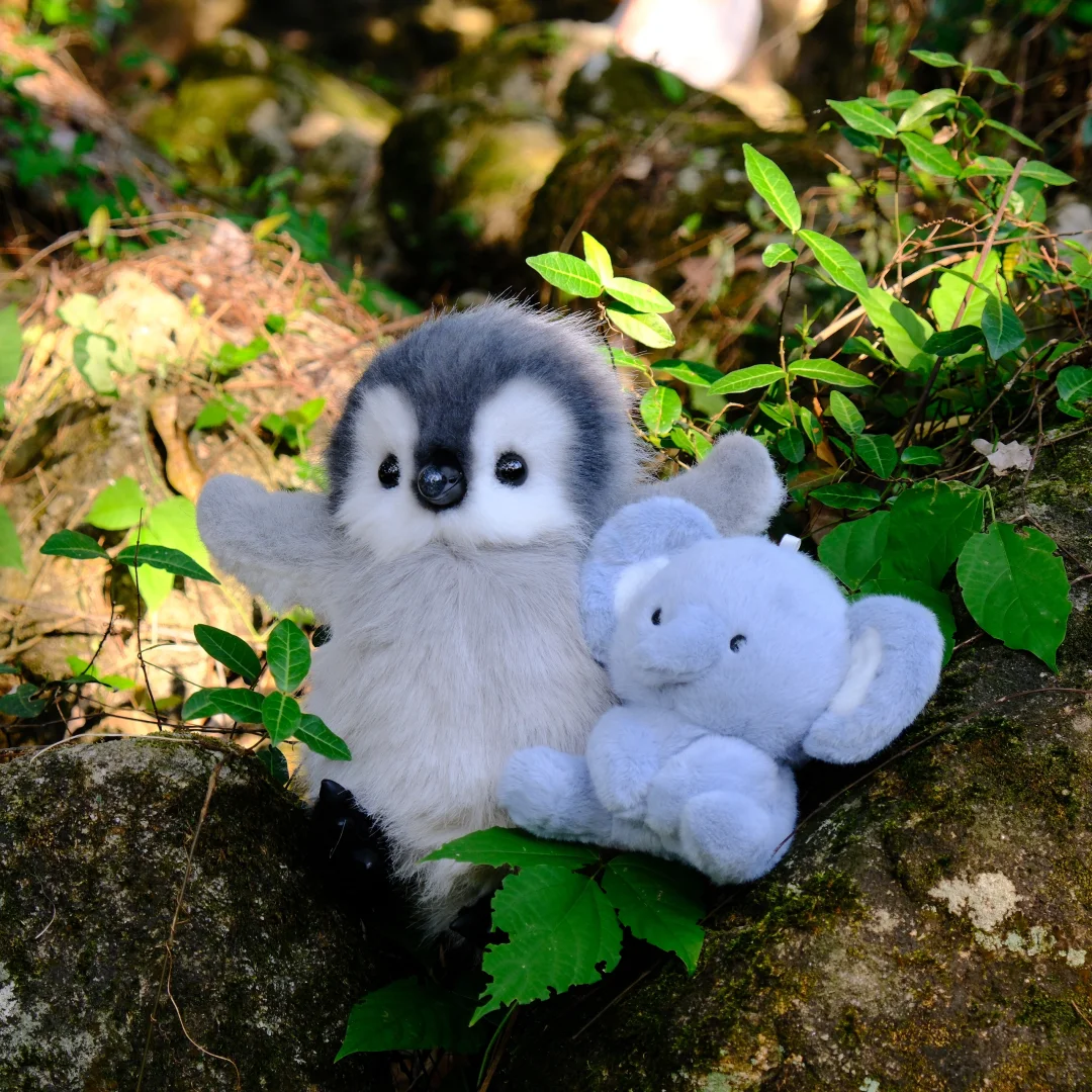 一组秋天的小企鹅头像～